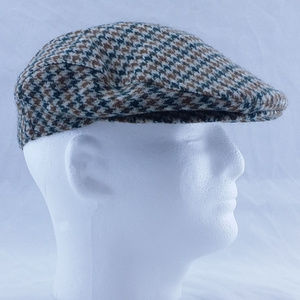 Vintage Gala Forest Pure Wool Cap Scotland Hat S